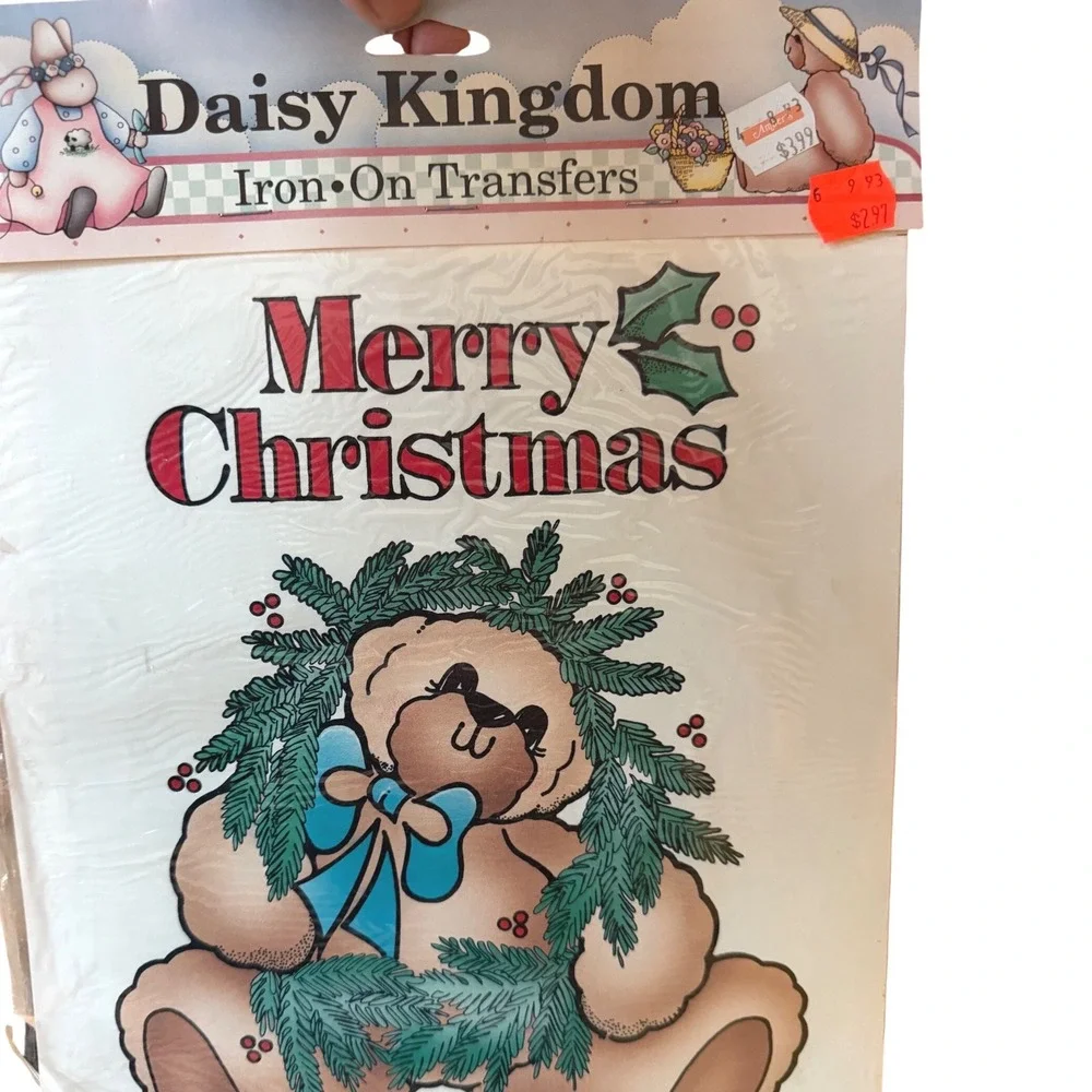 Vintage Daisy Kingdom Ragamuffins Iron On Transfers Lot 5 Christmas Cow Bunny